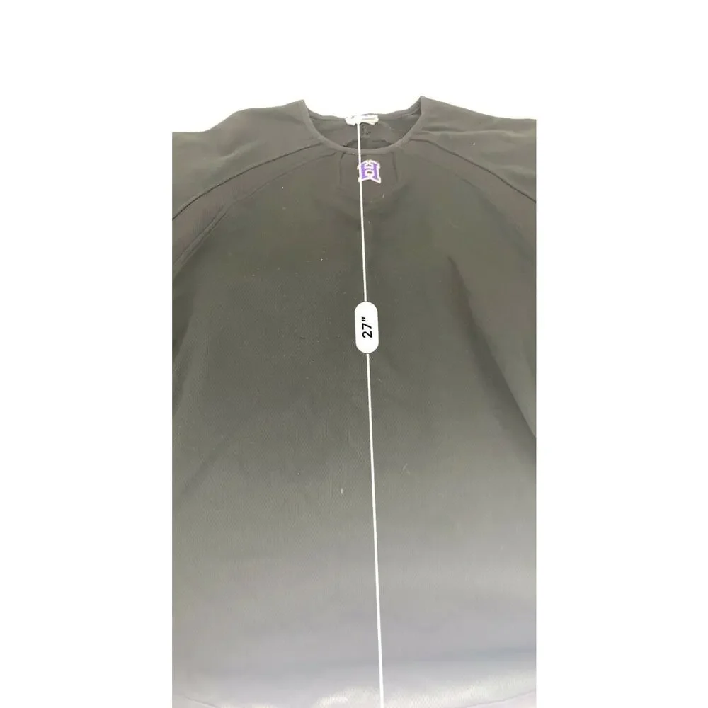 Majestic Black Jersey Purple H Men’s
